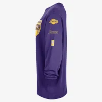 Los Angeles Lakers Essential женская Nike NBA Long-Sleeve футболка цвет фиолетовый