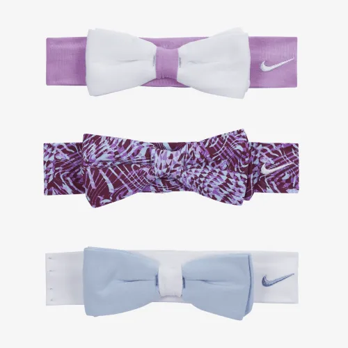 Nike пов'язка на голову Box комплект (3 Pack) Baby пов'язка на голову колір фіолетовий