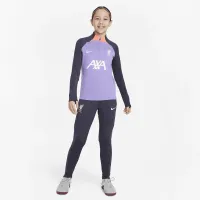 Liverpool FC Strike Third Big дитячі Nike Dri-FIT Soccer Knit Drill Top колір фіолетовий