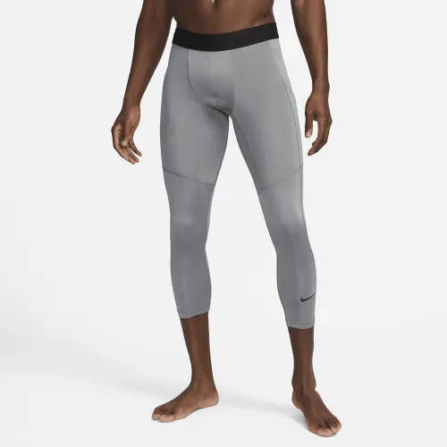 Nike Pro чоловічі Dri-FIT 3/4-Length Fitness Tights колір сірий
