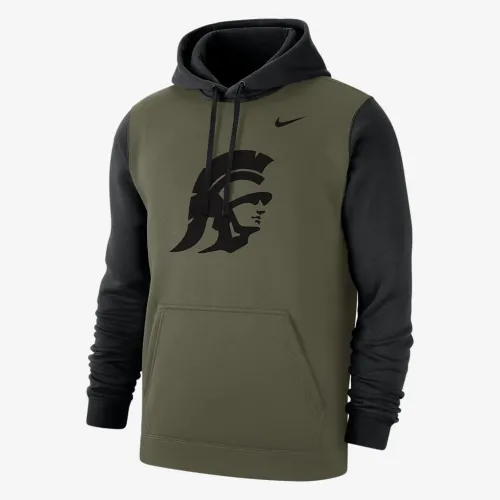 USC Olive Pack чоловічі Nike College Толстовка з капюшоном колір коричневий