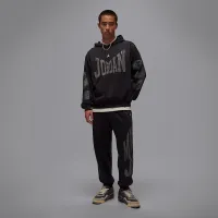 Nike Jordan Brooklyn мужские Collegiate Pullover Толстовка с капюшоном цвет черный