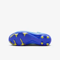 Nike Jr. Mercurial Zoom Vapor 15 Academy KM FG/MG Little/Big дитячі Low-Top футбольні бутси блакитний