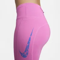 Nike Fast жіноча Mid-Rise 7/8 Running лосіни з кишенямиколір червоний