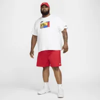 Nike Club мужские Mesh Flow шорты цвет красный