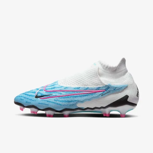 Nike Phantom GX Elite Firm-Ground High-Top футбольні бутси блакитний