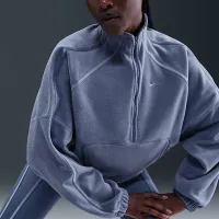Nike One жіноча Therma-FIT 1/2-Zip Top блакитний
