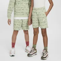 Nike Sportswear Club Big детские French Terry шорты цвет зеленый