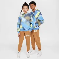 Nike Sportswear Club Fleece Big дитячі Толстовка з капюшоном блакитний