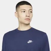Nike Sportswear Club чоловічі Long-Sleeve футболка блакитний