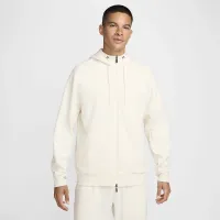 Nike Primary Fleece мужские Dri-FIT UV Full-Zip Performance Толстовка с капюшоном цвет коричневый