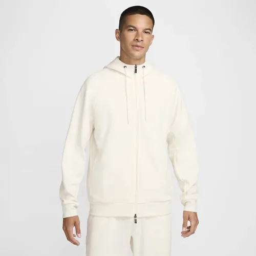 Nike Primary Fleece мужские Dri-FIT UV Full-Zip Performance Толстовка с капюшоном цвет коричневый