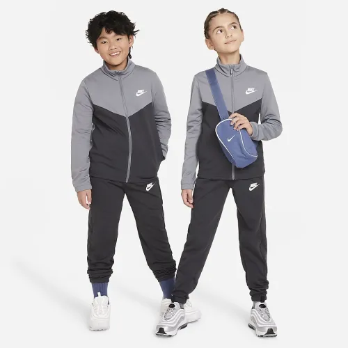 Nike Sportswear Big дитячі Tracksuit колір сірий