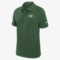 New York Jets Sideline чоловічі Nike Dri-FIT NFL Polo колір зелений