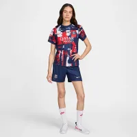 Paris Saint-Germain Academy Pro Home женская Nike Dri-FIT Soccer Pre-Match Top синий