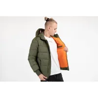 Куртка Alpha Industries Hooded Puffer 118113257 - зеленая
