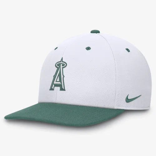 Los Angeles Angels Bicoastal 2-Tone Pro мужские Nike Dri-FIT MLB Adjustable Hat цвет белый