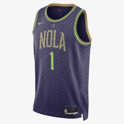 Zion Williamson New Orleans Pelicans 2024/25 City Edition чоловічі Nike Dri-FIT NBA Swingman Jersey колір фіолетовий
