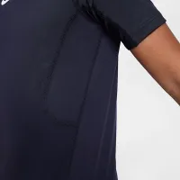 Nike Dri-FIT Pro Little дитячі Short Sleeve Top колір чорний
