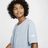 Nike Athletics Big дитячі (для хлопчиків) Dri-FIT Baseball Jersey блакитний