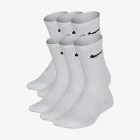 Nike Everyday дитячі Cushioned Crew шкарпетки (6 пар) колір білий