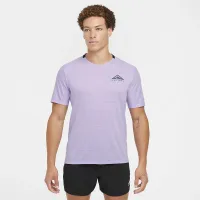 Nike Trail Solar Chase мужские Dri-FIT Short-Sleeve Running Top цвет фиолетовый