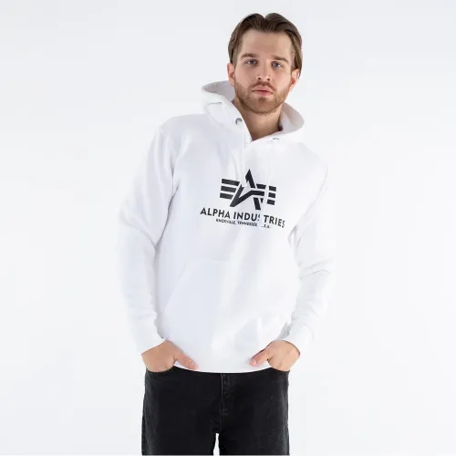 Кофта/футболка Alpha Industries Basic Hoody 17831209 - Белая