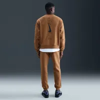 Nike Sportswear Club чоловічі Fleece Crew-Neck світшот колір коричневий