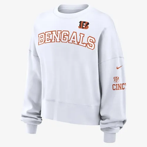 Cincinnati Bengals женская Nike NFL Pullover Crew цвет белый