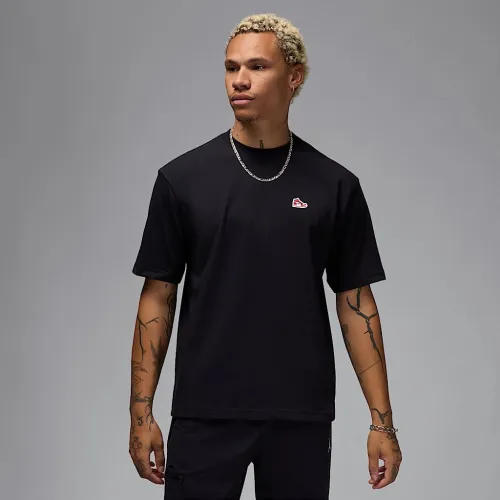 Nike Jordan Brand мужские Sneaker Patch футболка цвет черный