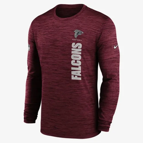 Atlanta Falcons Sideline Velocity чоловічі Nike Dri-FIT NFL Long-Sleeve футболка колір червоний