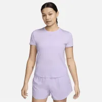Nike One Classic женская Dri-FIT Short-Sleeve Top цвет фиолетовый