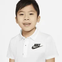 Nike Dri-FIT Little детские Polo Top цвет белый