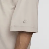 Nike Tech мужские Short-Sleeve Fleece Top цвет коричневый