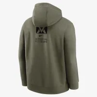 Nike Military Veterans мужские Pullover Толстовка с капюшоном цвет коричневый