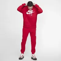 Nike Sportswear Club Fleece мужские Graphic Pullover Толстовка с капюшоном цвет красный