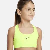 Nike Swoosh Big дитячі (Girls') Sports Bra Yellow