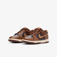 Nike Dunk Low Big детские Кроссовки цвет черный