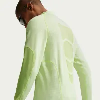 Nike Tech мужские Base Layer Long Sleeve Top Yellow