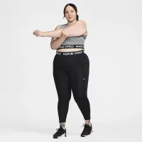 Nike Pro жіноча Dri-FIT Cropped Tank Top (великі розміри) колір сірий