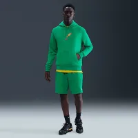 Nike Sportswear Club Pullover Fleece Толстовка с капюшоном цвет зеленый