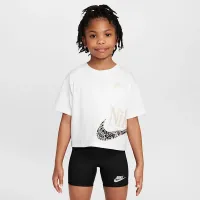 Nike Little дитячі Wild Flower Boxy футболка and шорти комплект колір чорний