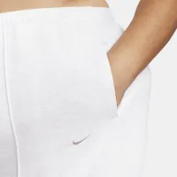 Nike Sportswear Chill Terry женская Slim С высокой Талией French Terry Sweatpants (большие размеры) цвет коричневый