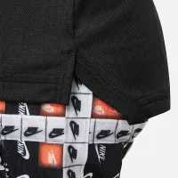 Nike Graphic Big дитячі (для хлопчиків) Short-Sleeve тренувальні Top колір чорний