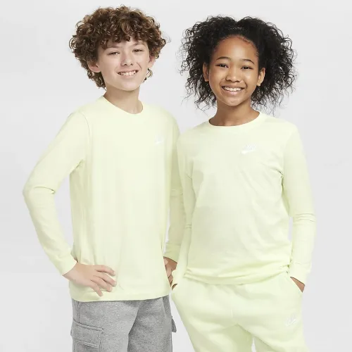 Nike Sportswear Big дитячі Long-Sleeve футболка колір зелений