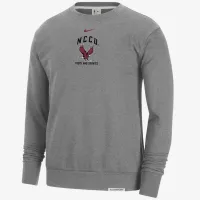 North Carolina Central Standard Issue мужские Nike College Fleece Crew-Neck свитшот цвет серый