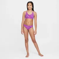 Nike Swim Big детские (Girls') Lace-Up Bikini набор цвет фиолетовый