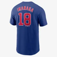 Shota Imanaga Chicago Cubs 2025 MLB World Tour Tokyo Series чоловічі Nike MLB футболка блакитний