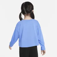 Nike Notebook Print Long Sleeve Knit Top Toddler Top блакитний