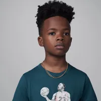 Nike Air Jordan Little детские Dots Graphic футболка цвет зеленый